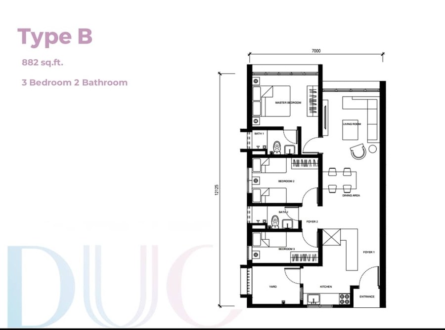 Floor Plan Type B