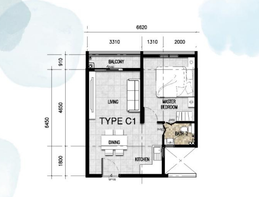 Floor Plan Type C1
